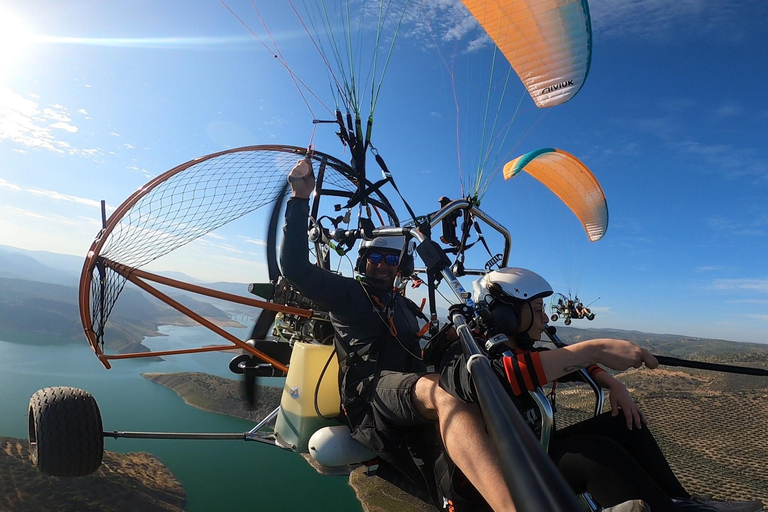 Paratrike flight in Malaga