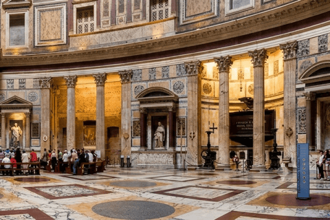 Rome Pantheon Night Tour with Local Host & Guide Entry Ticket + Audio Guide Experience