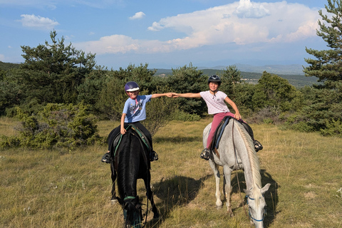Horseback riding in Provence Luberon