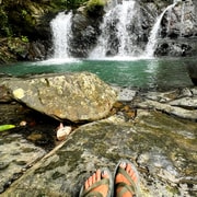 Puerto Princesa: Waterfalls & Beach Day Trip with Pickup
