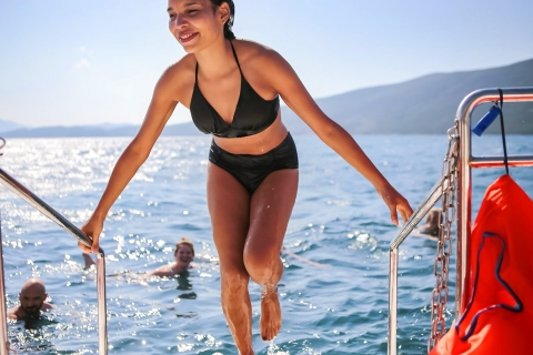 From Kotor, Budva, Tivat or Herceg Novi: Boka Bay Day Cruise Tour from Budva - Public