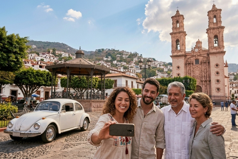 Taxco "Magical Town" and Cuernavaca Sightseeing Tour, departing from Mexico City Taxco and Cuernavaca, with lunch included (without drinks)