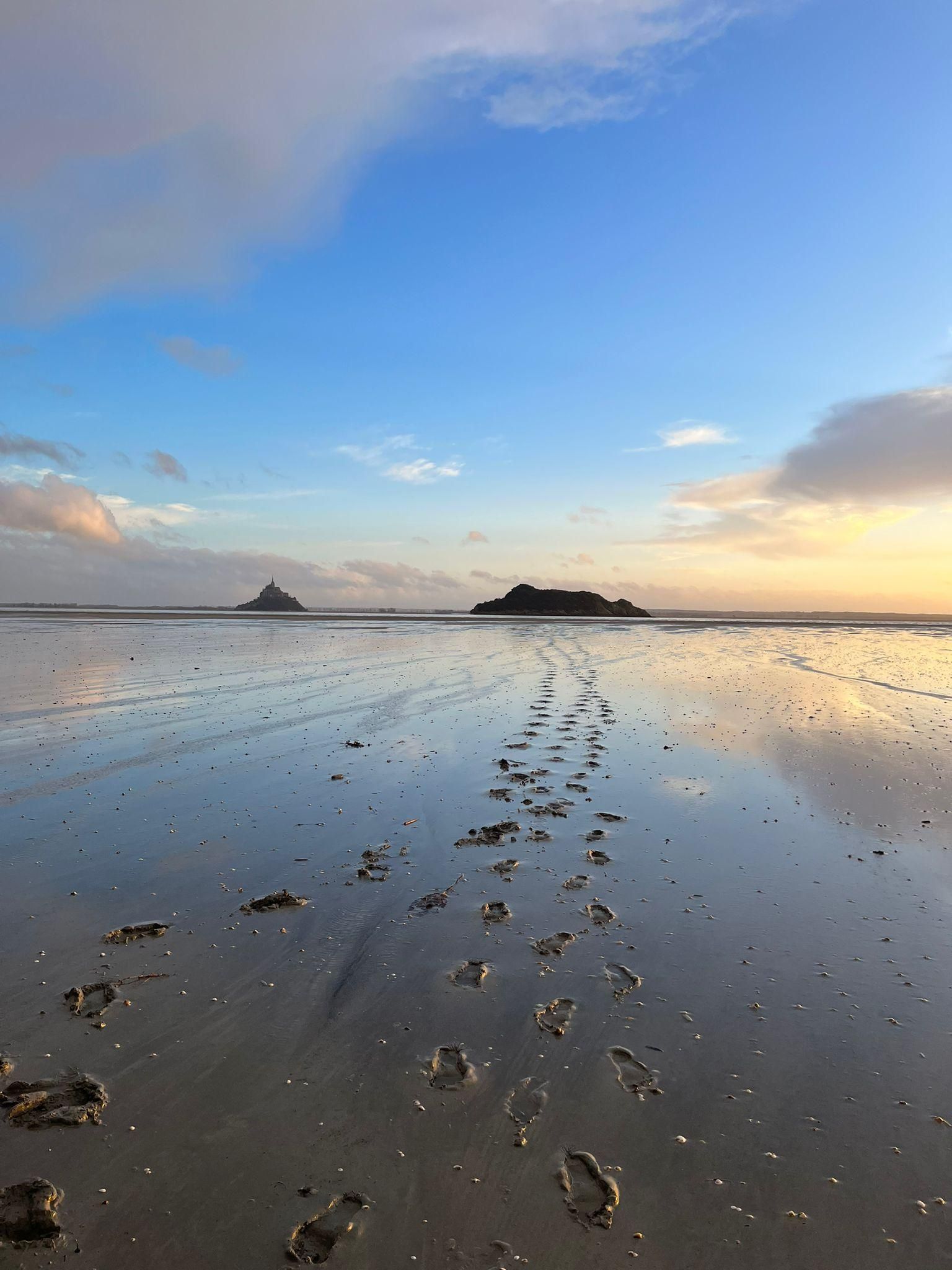 Bucht von Mont Saint-Michel: Insel Tombelaine & Treibsand
