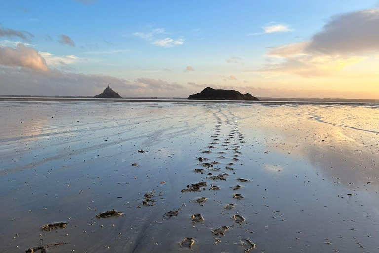 Bay of Mont Saint-Michel : Quicksands + Tombelaine Island Bay of Mont Saint-Michel : Quicksands + Tombelaine Island