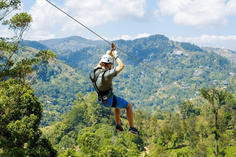 Ella: Zipline-äventyr med utsikt över Mini Adam&#039;s Peak