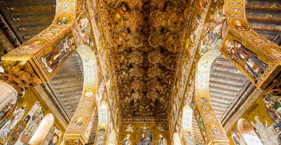 Golden Palermo: Visit to the Cathedral, Royal Palace and Palatine Chapel