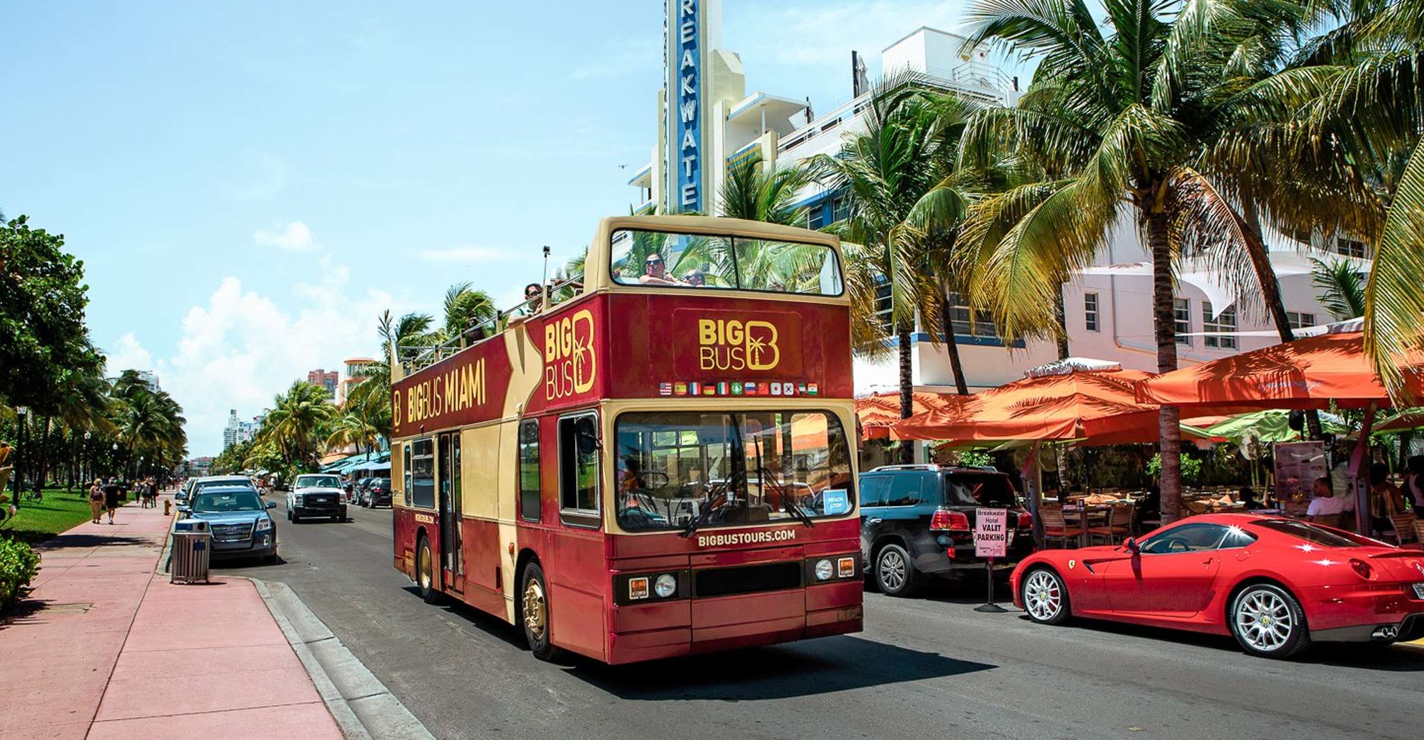 Miami, Hop-on Hop-off Sightseeing Tour by Open-top Bus - Housity