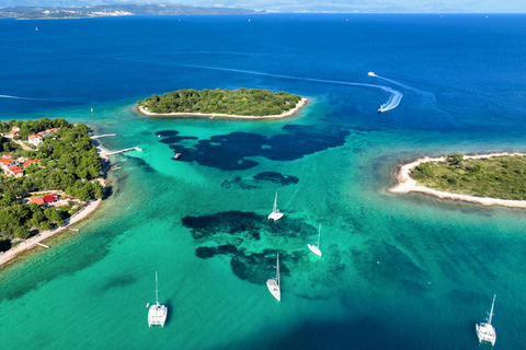 Split: Blue Lagoon Catamaran Cruise with Snacks