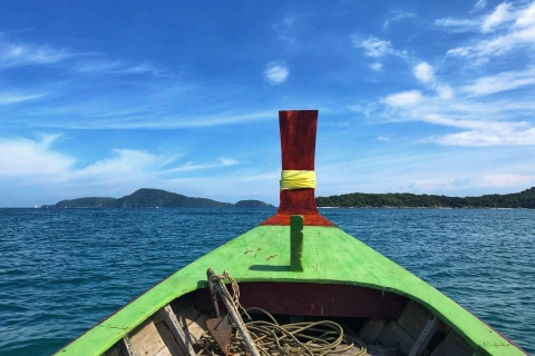 Visite de l'île de Corail en bateau à longue queue privé au départ de Phuket6 heures (1-6 personnes)