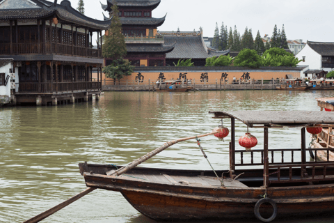 Zhujiajiao & Shanghai:Private Day Tour Water Town to Skyline