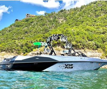 Wakesurfen auf dem Lake Travis