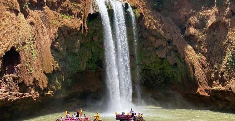 Excursiones Marrakech Marrakech:Caminata guiada y excursión en barco a las cascadas de Ouzoud ...