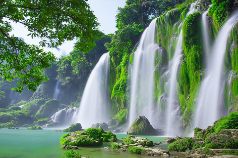 Viaje de 2 días a las Cascadas de Ban Gioc y la Montaña del Ángel desde Hanói