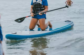 Paddle Surf Board Verleih am Strand von Valencia