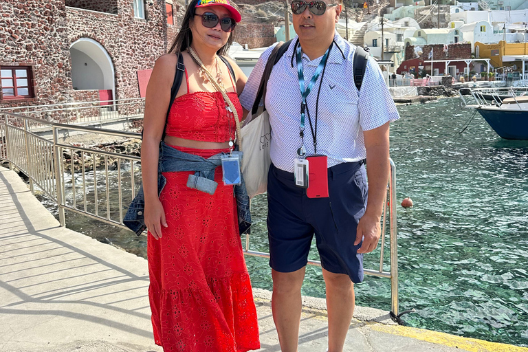 Santorin : visite des temps forts avec Oia et Pyrgos MegaloxoriSantorin : visite des temps forts avec Oia, Pyrgos et Megalochori