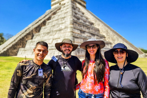 Cancun : Chichen Itza, Cenote et Valladolid avec déjeunerVisite privée avec prise en charge à l'hôtel