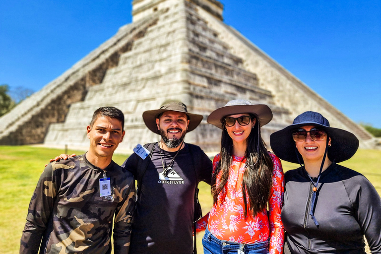 Cancun : Chichen Itza, Cenote et Valladolid avec déjeunerVisite privée avec prise en charge à l'hôtel