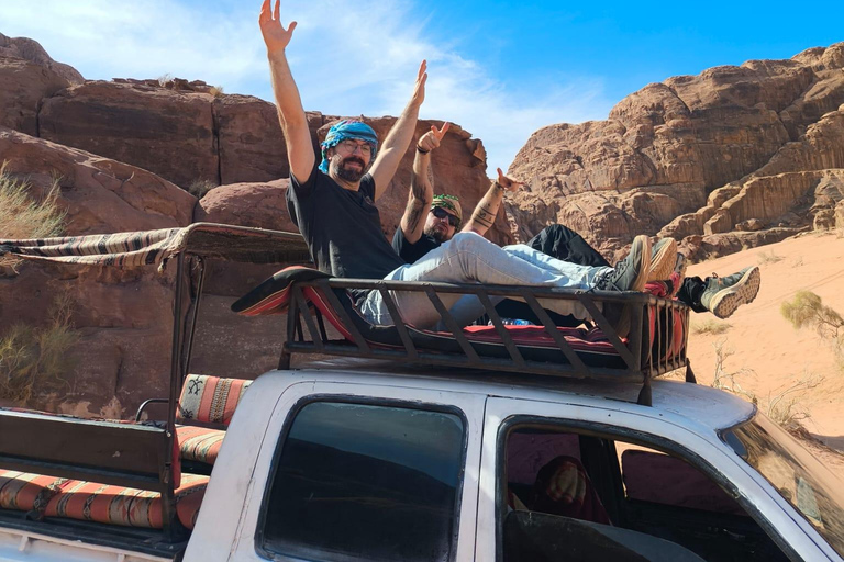 Wadi Rum View Camp: Full-Day Desert Jeep Tour With 3 Meals