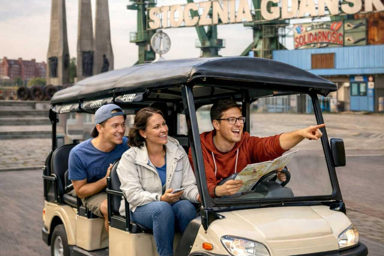 Gdansk: Hansa Electric Golf Cart City Tour with Local Guide Hansa City Tour