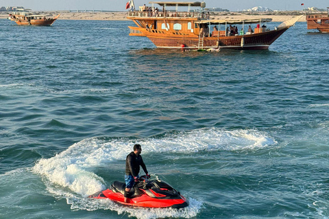 Doha: 60 minuten zelf rijden met JETSKI - SKYSCRAPERS