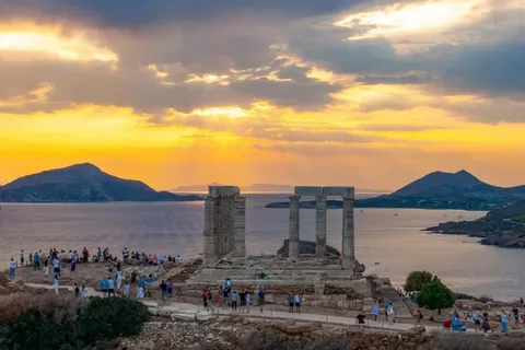 Visite privée du Cap Sounio et du Temple de Poséidon au départ d'Athènes