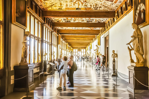 Florence: tijdgebonden ticket met voorrangstoegang UffiziFlorence: ticket voor vroege toegang tot de Uffizi-galerij