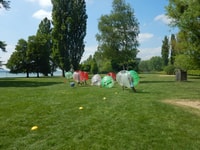 Radolfzell, bubble Soccer Loopyball en el lago - Housity