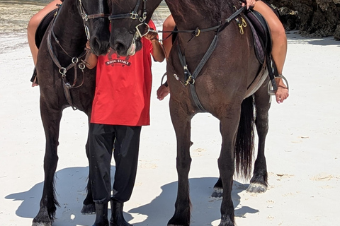 Zanzibar: Beach Horse Riding At Jambiani With Hotel Pick up PRIVATE TOUR WITH HOTEL PICK UP & NO ENTRY FEE INCLUDE