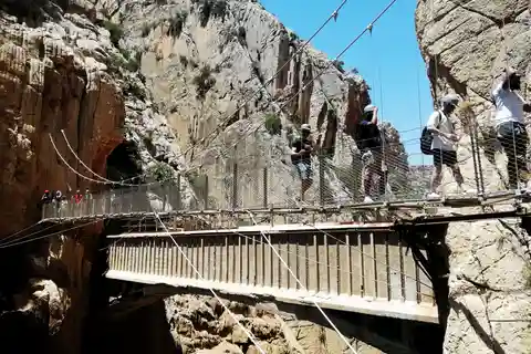 Caminito del Rey vanuit Málaga, kleine groep tot 7 personen