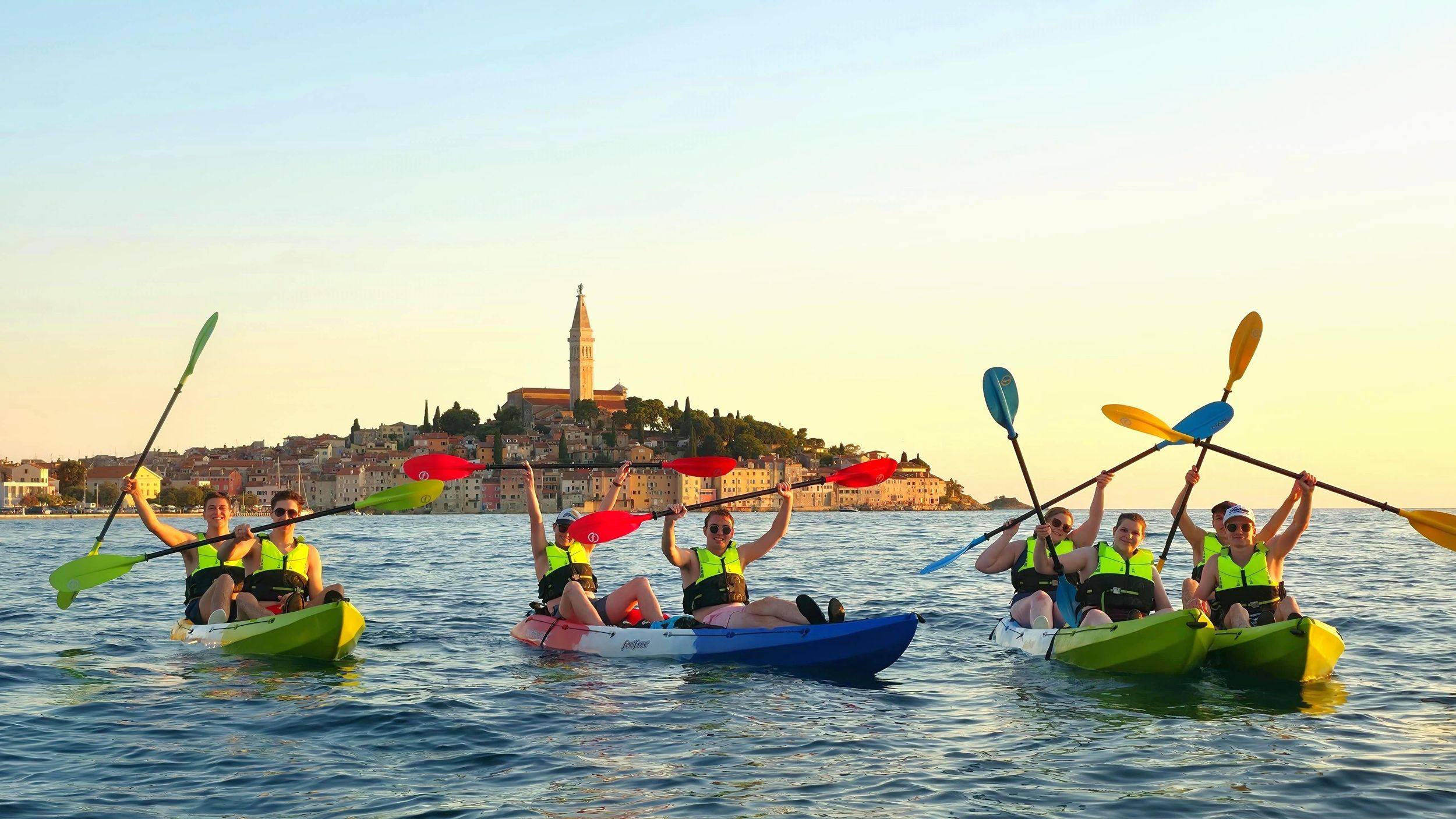 Fantastische Kajaktour in Rovinj – kostenloses Getränk, Schnorcheln, Sprünge und Fotos