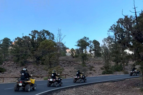 Guided excursion to Teide on quad bike offroad path included