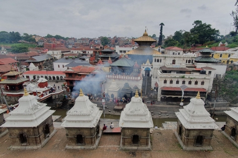 Pashupatinath (Hindoe crematie) & Boudhanath Tour