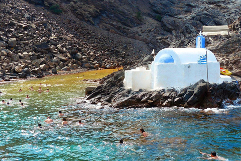 Santorini Volcano and Hot Springs Boat Tour