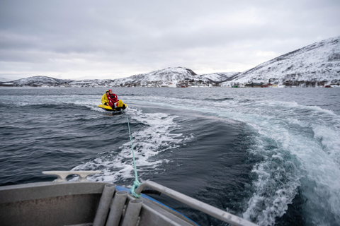 Tromsø: Banana Tube Ride with Arctic Floating