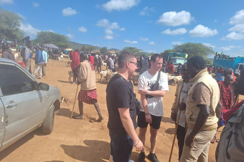 Visita ao vilarejo Maasai com boas-vindas tradicionais