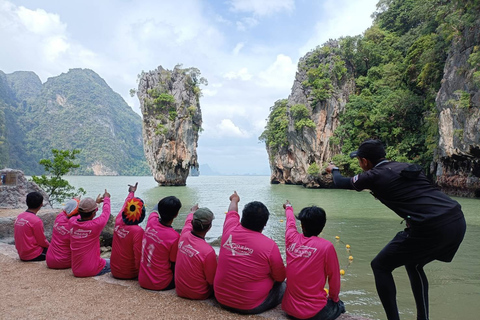 Phuket: Isla James Bond en lancha rápida con canoa y almuerzo