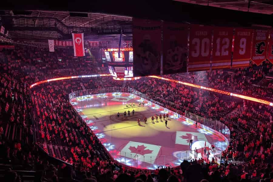 Calgary: Calgary Flames Eishockey Spiel Ticket. Foto: GetYourGuide Calgary: Calgary Flames Eishockey Spiel Ticket. Foto: GetYourGuide