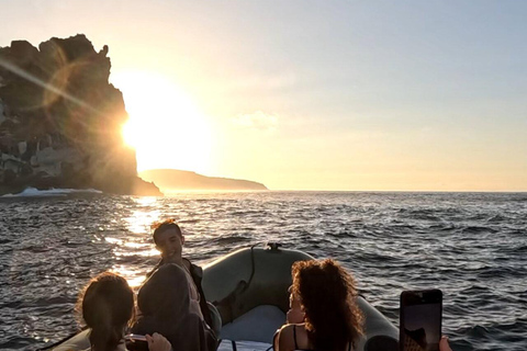 São Miguel: Sunset Boat Tour – Golden Light, Cliffs & Caves