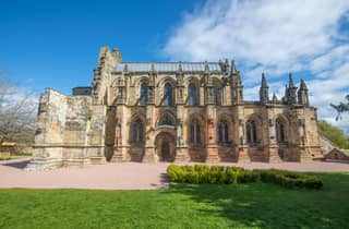 Ab Edinburgh: Tagestour zur Rosslyn-Kapelle und zur Melrose Abbey