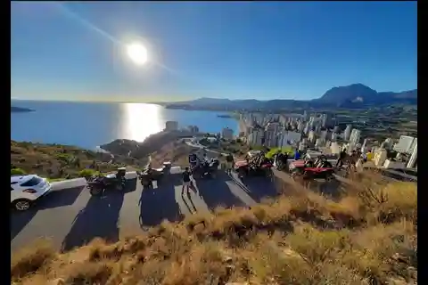 Benidorm: Excursión de 1 hora en quad con vistas a la montaña y al mar