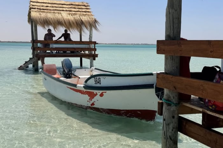 Djerba: Small Boat Escape to Hessi Jerbi White Sand Beach