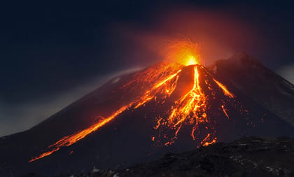 From Malta: Guided Day Trip to Taormina & Mt. Etna in Sicily