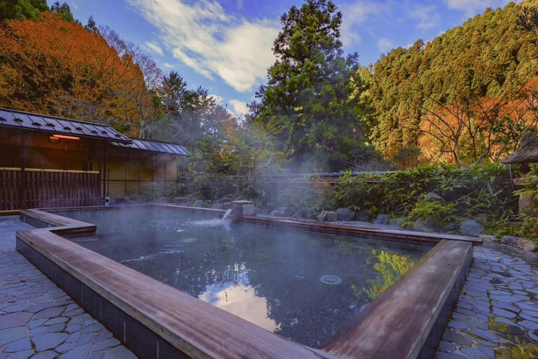 Kyoto: Kurama Onsen Entry Ticket with Set Meal Onsen Full Set＋Yuba Shabu Yudofu Set Meal