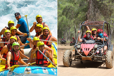 Antalya/Belek/Side : Combo Rafting & Buggy Safari & Zipline Water rafting Package