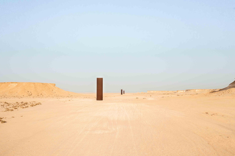 Doha : West Qatar Richard Serra Sculpture, Mushroom Rock Tour