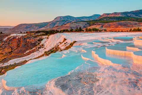 Depuis Antalya : Excursion aux travertins de Pamukkale et à la cité antique
