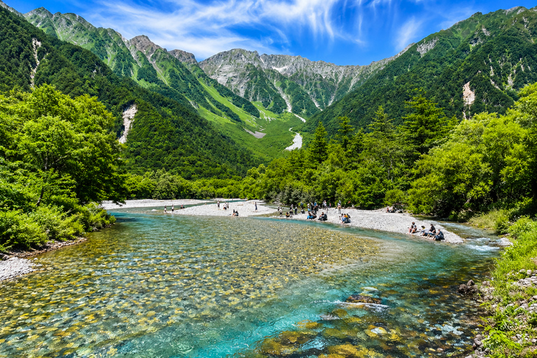 From Nagoya: Kamikochi & Matsumoto Private Transport Nagoya Transport Route | Up to 6 Guests