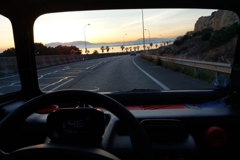 Malaga: Tour vom Sonnenuntergang bis zur Nacht mit dem ElektroautoStandard Option