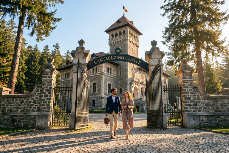 Day Trip - Bran Castle, Peles Castle & "Wednesday" Castle COACH TOUR Audio guide in 24 languages