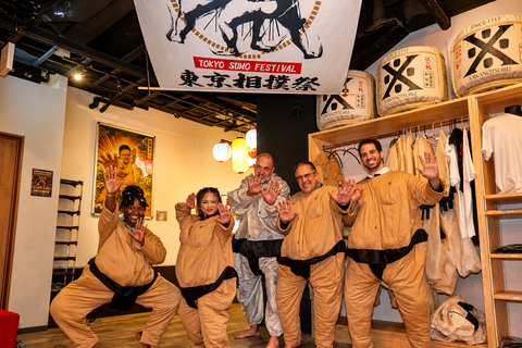 Tokyo Ginza Sumo Show: Live Performance & Photo Experience 【B plan】Optional Hands-On Sumo Training Experience